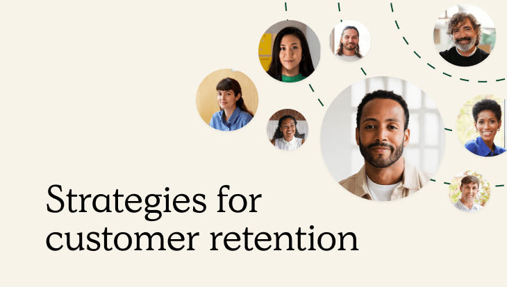 customer retention strategies - image of 8 people's headshots