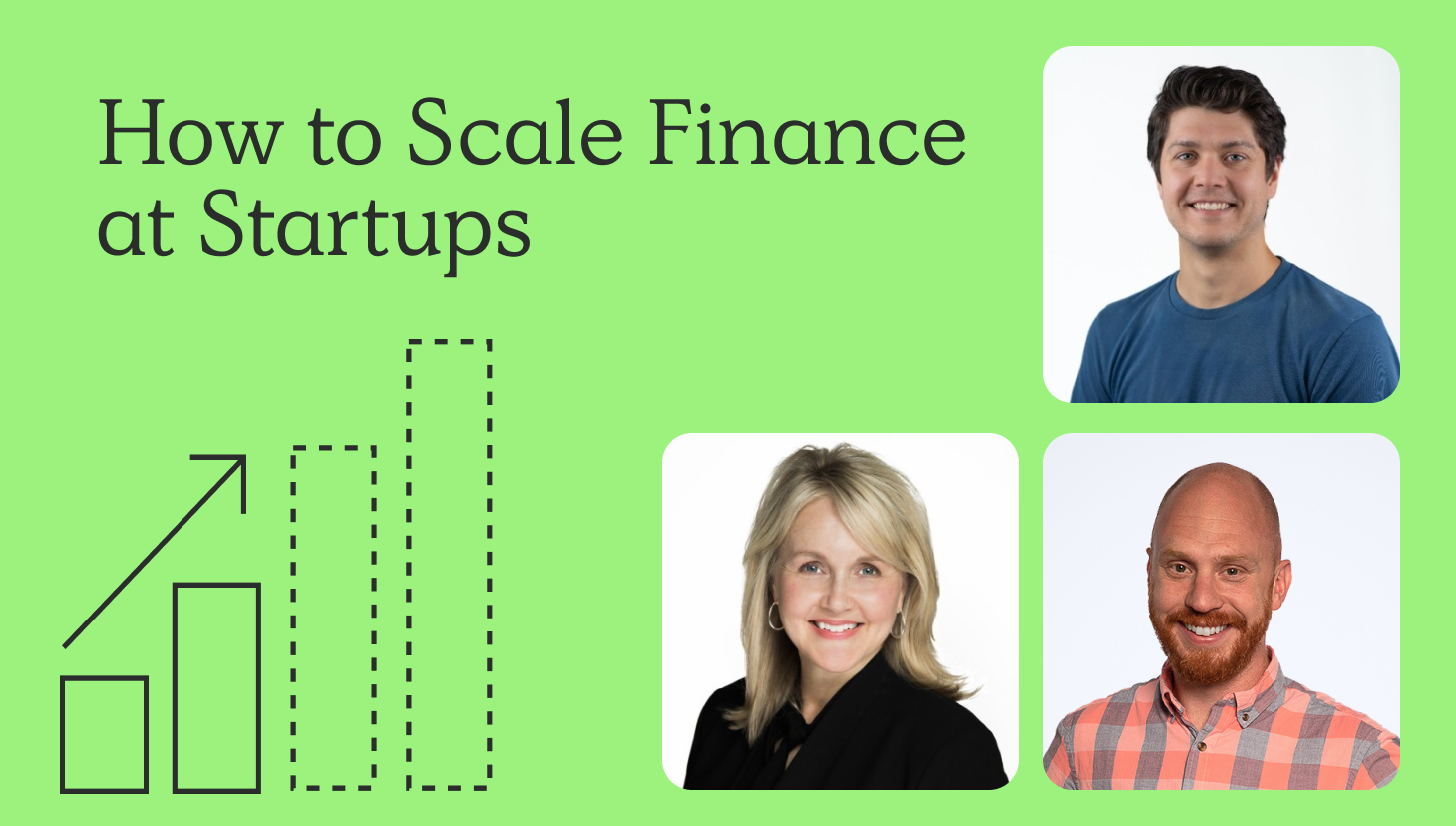 how to scale finance operations featuring amy walker, aj bruno, and jon cochrane