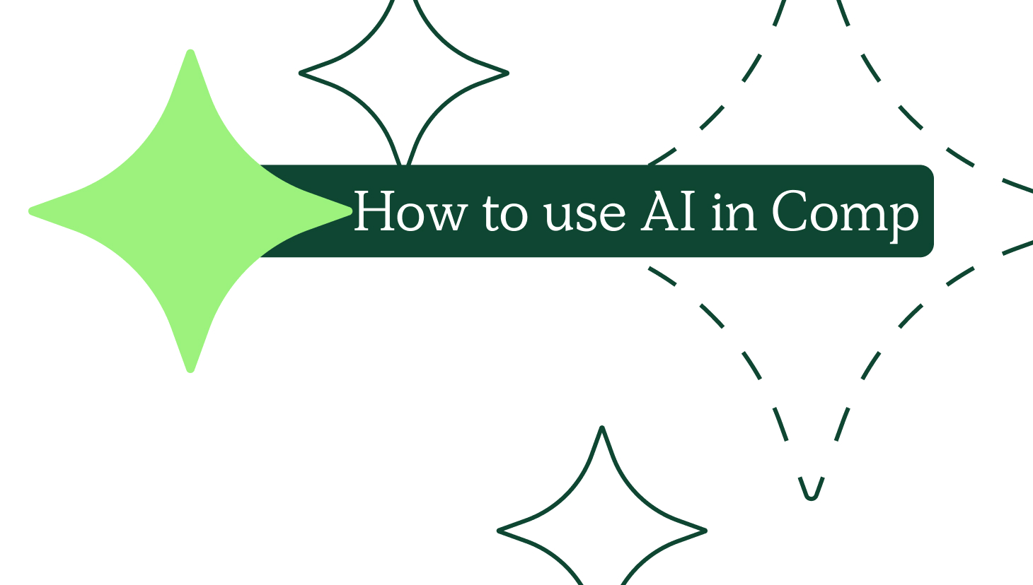 how to use ai in comp planning
