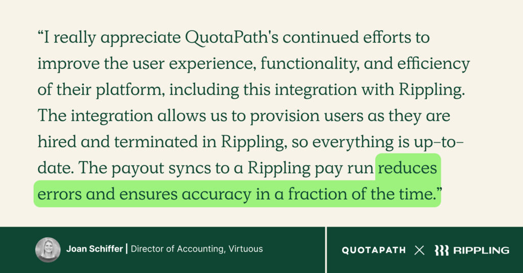 quotapath rippling integration