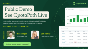 Post-INBOUND Public Demo of QuotaPath