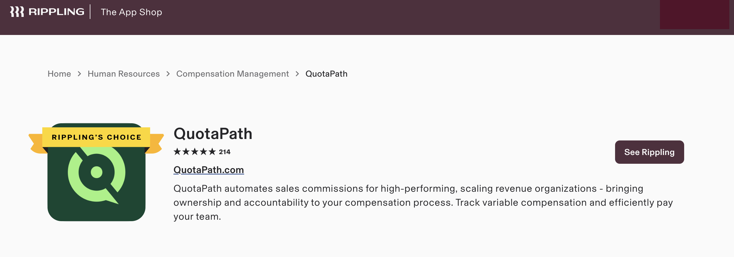 rippling commission integration