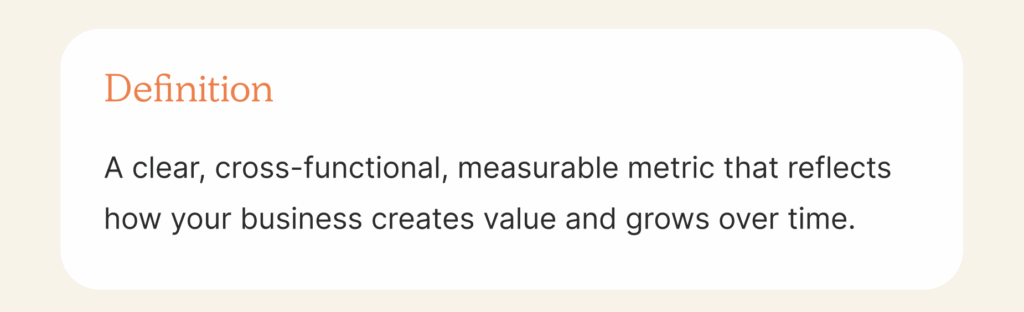 north star metric definition