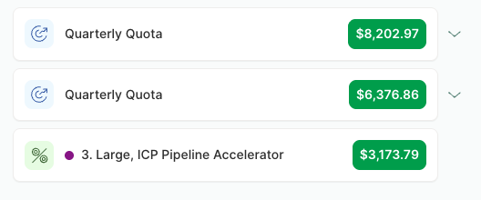 QuotaPath live commission tracking into accelerators