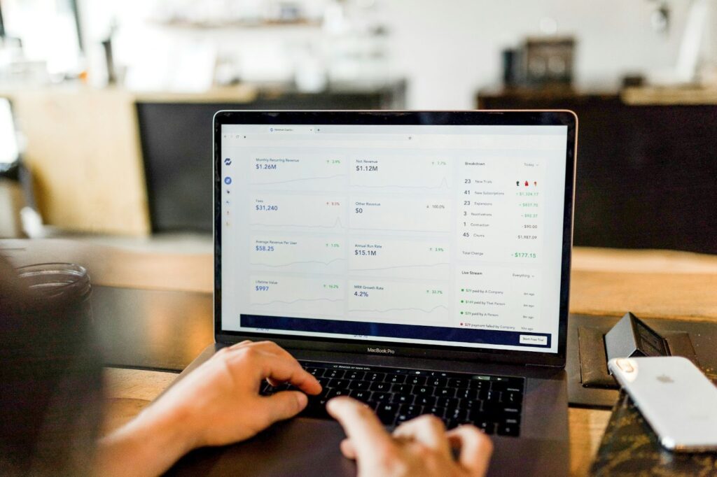 image of someone typing on computer