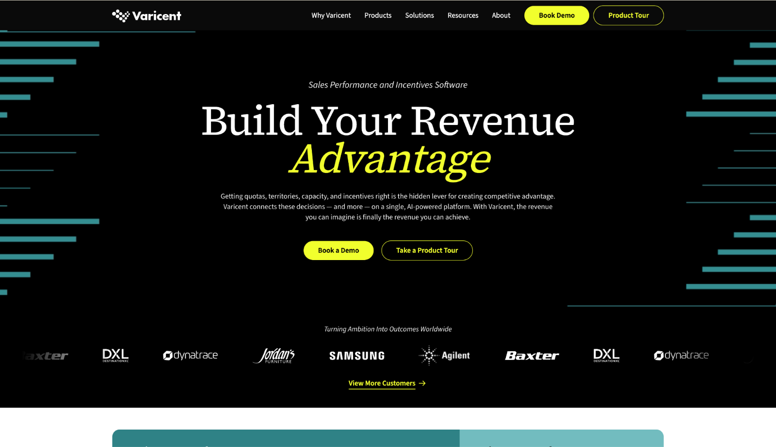 Varicent homepage